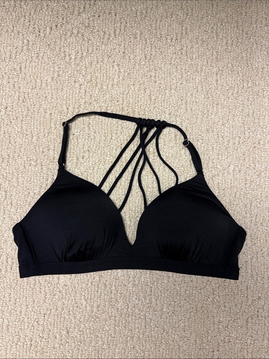 Athleta Other - Athleta Black Strappy Back Wireless Bikini Top Size Medium